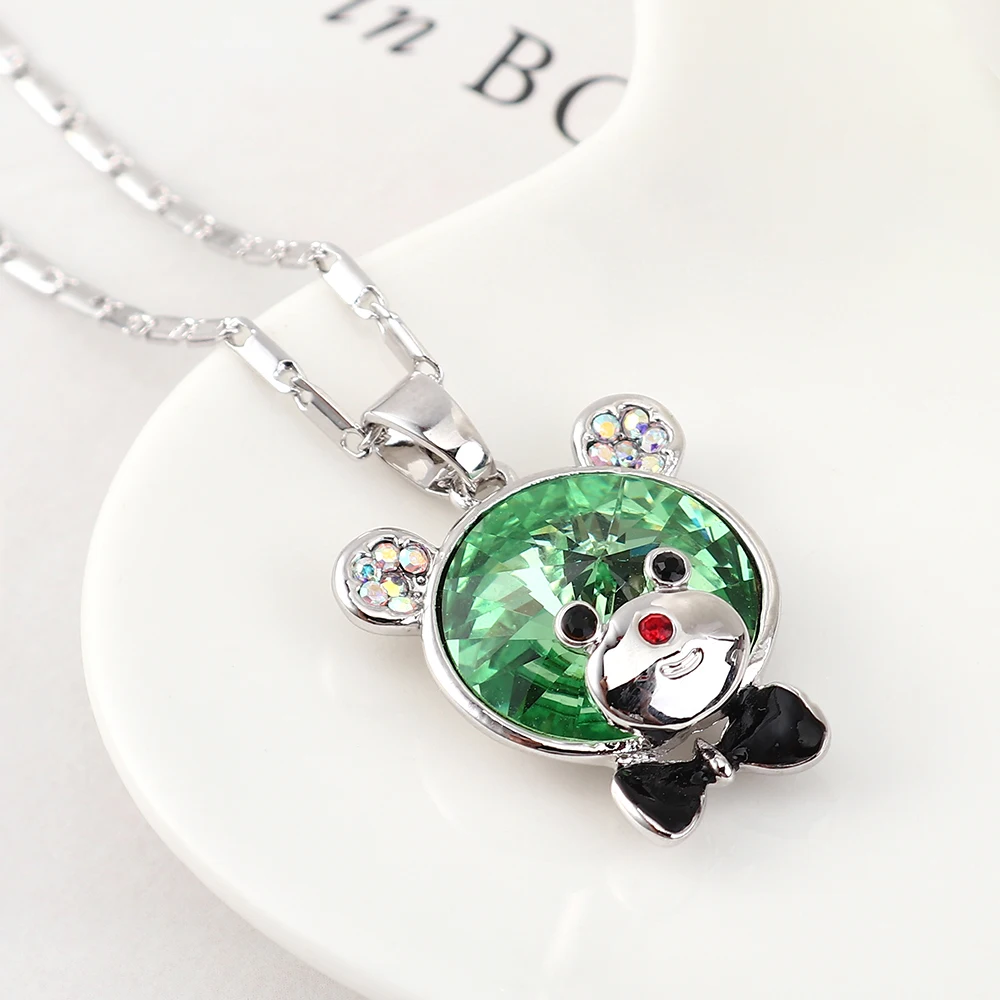 Newest Popular Lovely Crystals from Swarovski Bear Necklace Pendant For Women&Girl Daily Jewelry Animal Necklaces Party Gift
Newest Popular Lovely Crystals from Swarovski Bear Necklace Pendant For Women&Girl Daily Jewelry Animal Necklaces Party Gift