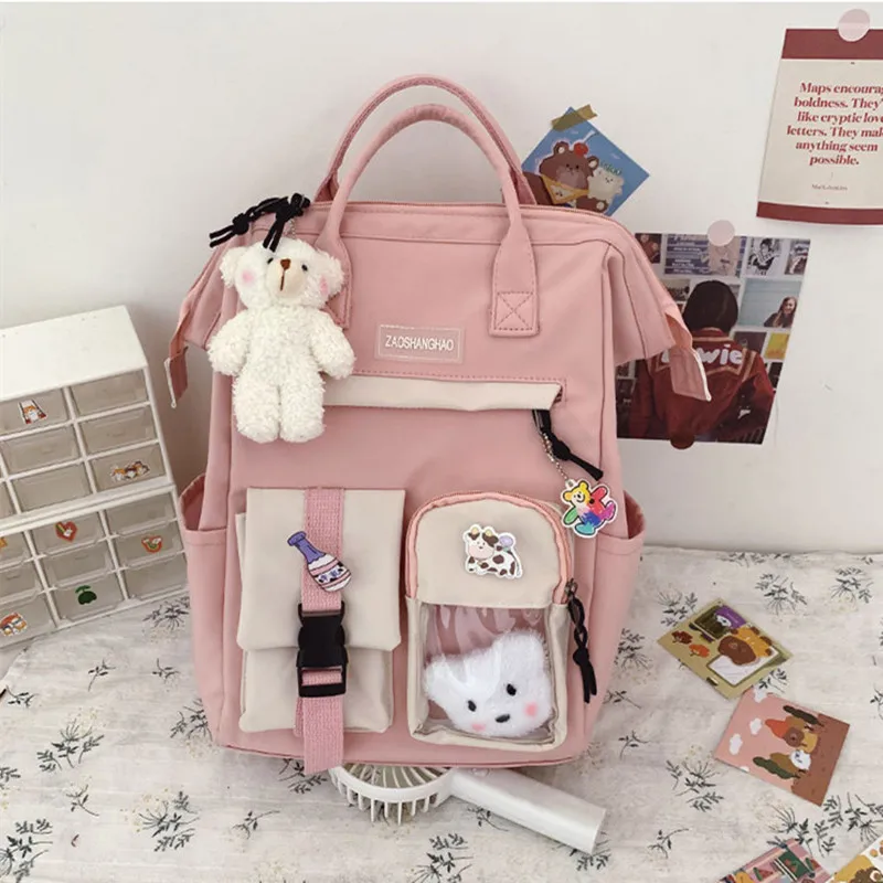 Women Nylon Backpack Female Student College School Bag Teenage Girl Cute Travel Rucksack Fashion Casual Luggage Laptop Backpack
Women Nylon Backpack Female Student College School Bag Teenage Girl Cute Travel Rucksack Fashion Casual Luggage Laptop Backpack