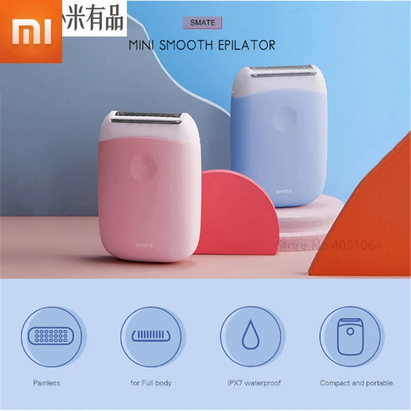 Женская мини-бритва Xiaomi, безболезненный эпилятор, машинка для бритья, электрический триммер для удаления волос, эпилятор, домашний портатив...
Женская мини-бритва Xiaomi, безболезненный эпилятор, машинка для бритья, электрический триммер для удаления волос, эпилятор, домашний портатив...