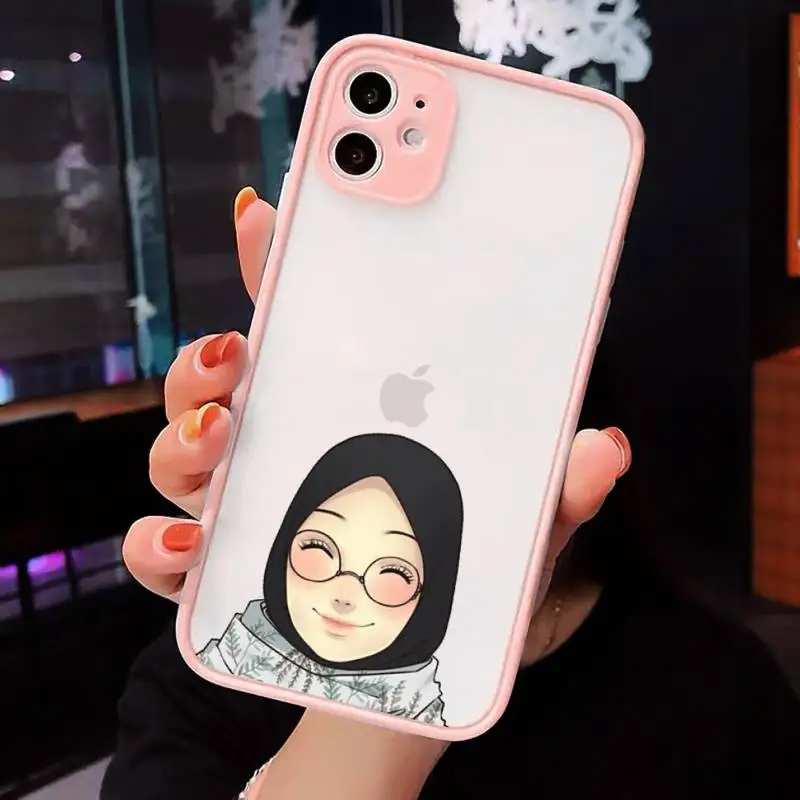 Cute cartoon hijab muslim Girl Phone Cases matte transparent For iphone 7 8 11 12 plus mini x xs xr pro max cover
Cute cartoon hijab muslim Girl Phone Cases matte transparent For iphone 7 8 11 12 plus mini x xs xr pro max cover