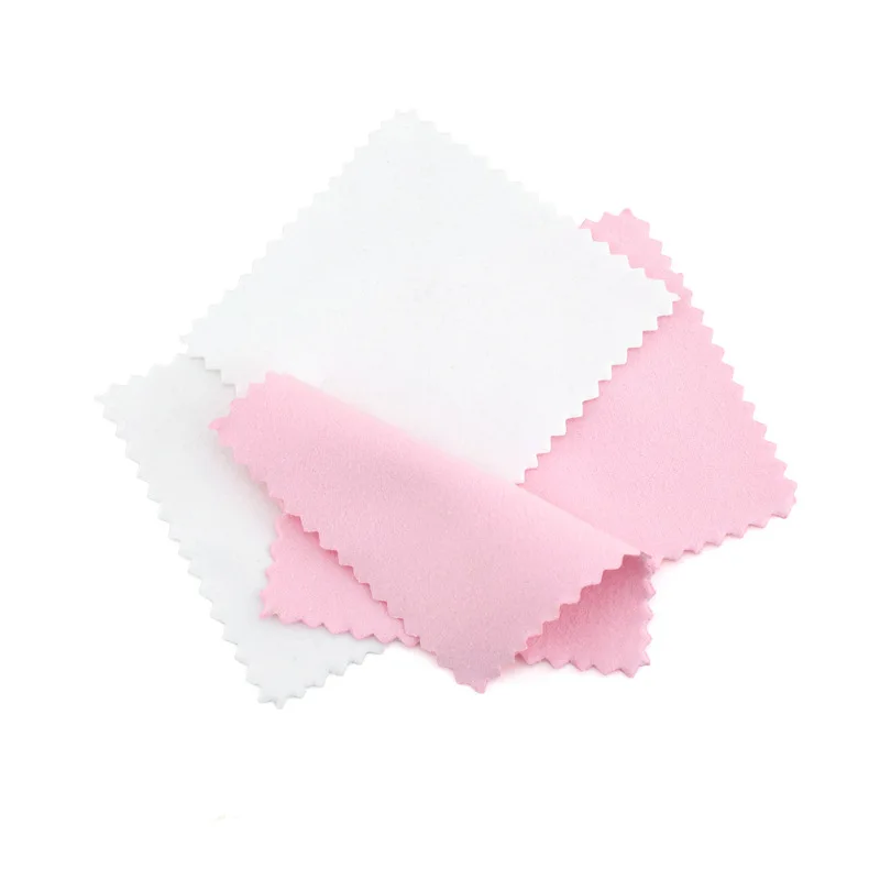 50Pcs/Pack Pink White Grey Silver Polish Cloth Cleaning Polishing Wiping Cloth Of Jewelry 8x8 cm
50Pcs/Pack Pink White Grey Silver Polish Cloth Cleaning Polishing Wiping Cloth Of Jewelry 8x8 cm