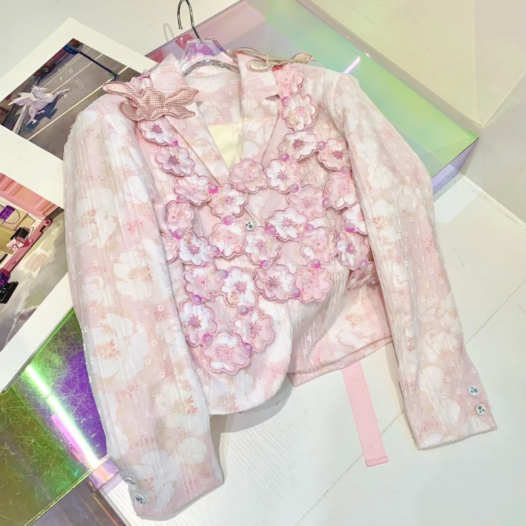 French style small fragrance mesh flower embroidered hollow vest+ol blzaer +bud skirt women sets 
French style small fragrance mesh flower embroidered hollow vest+ol blzaer +bud skirt women sets