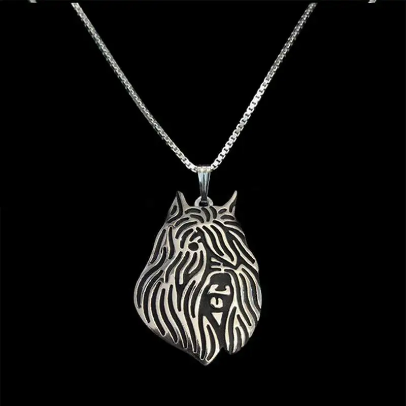 Women's Black Alloy Jewelry Necklaces Lovers' Bouvier Des Flandres Pendant Necklaces Drop Shipping
Women's Black Alloy Jewelry Necklaces Lovers' Bouvier Des Flandres Pendant Necklaces Drop Shipping