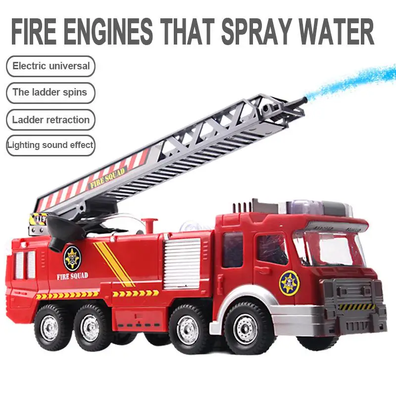 2021 New Children's Electric Toy Water Spray Fire Truck Universal Light Music Simulation Model Toy Fire Truck
2021 New Children's Electric Toy Water Spray Fire Truck Universal Light Music Simulation Model Toy Fire Truck
