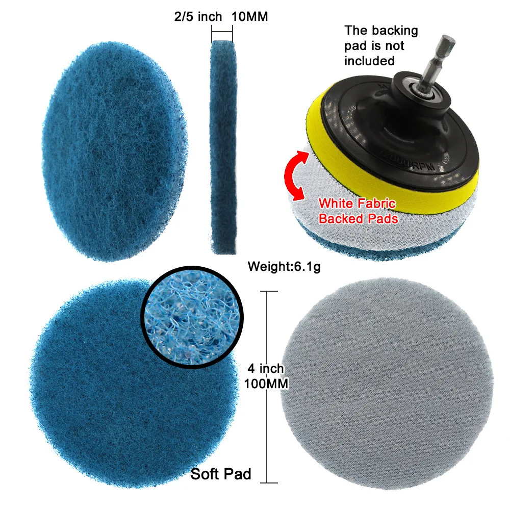MAXMAN 4 Inch 5pcs Disc Industrial Back Velvet Scouring Velvet Sheet Self-Adhesive Polishing Disc Rust Removal Drawing
MAXMAN 4 Inch 5pcs Disc Industrial Back Velvet Scouring Velvet Sheet Self-Adhesive Polishing Disc Rust Removal Drawing