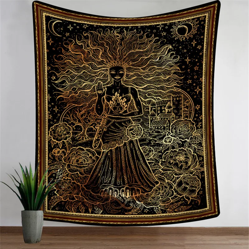 India Mandala Tapestry Wall Hanging Beach Towel Beach Sitting Blanket 12 Constellation Divination Tarot Tapestries Room Decor
India Mandala Tapestry Wall Hanging Beach Towel Beach Sitting Blanket 12 Constellation Divination Tarot Tapestries Room Decor