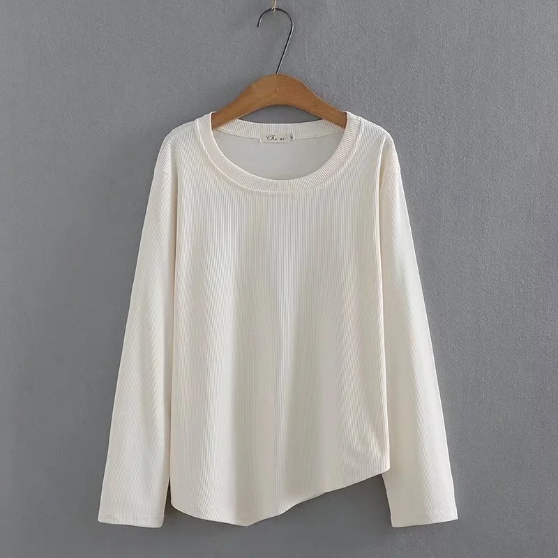 Plus Size XL-4XL Women's Long Sleeved Solid Color Shirts Oversized Irregular Muslimah Tops Spring Autumn Vintage Shirt
Plus Size XL-4XL Women's Long Sleeved Solid Color Shirts Oversized Irregular Muslimah Tops Spring Autumn Vintage Shirt