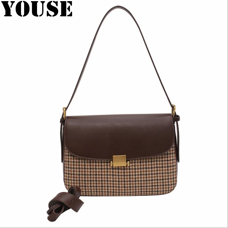 YOUSE Brand 2020 New Autumn Winter Vintage Shoulder Bags Women's Commuter Bags Versatile Messenger Bags Saddle Bag Designer Bag
YOUSE Brand 2020 New Autumn Winter Vintage Shoulder Bags Women's Commuter Bags Versatile Messenger Bags Saddle Bag Designer Bag