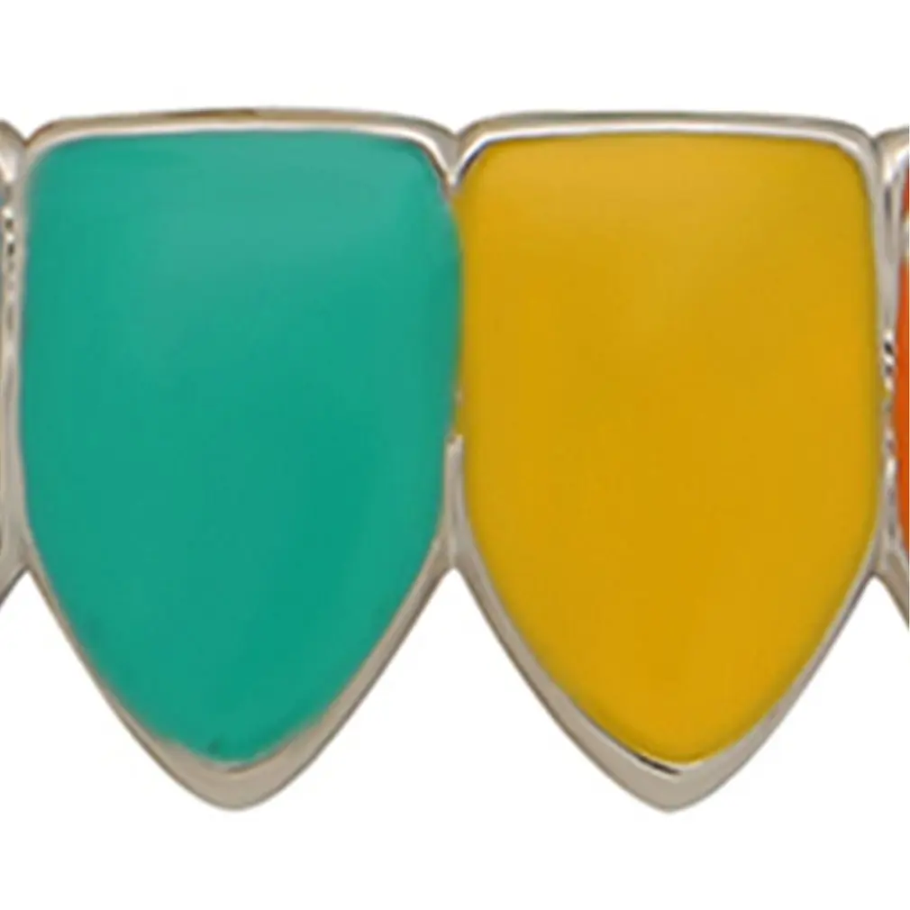 Fashion Rainbow 7 Colors Hip Hop Teeth Jewelry Vampire Braces Halloween Decorative Braces Colorful Bright
Fashion Rainbow 7 Colors Hip Hop Teeth Jewelry Vampire Braces Halloween Decorative Braces Colorful Bright