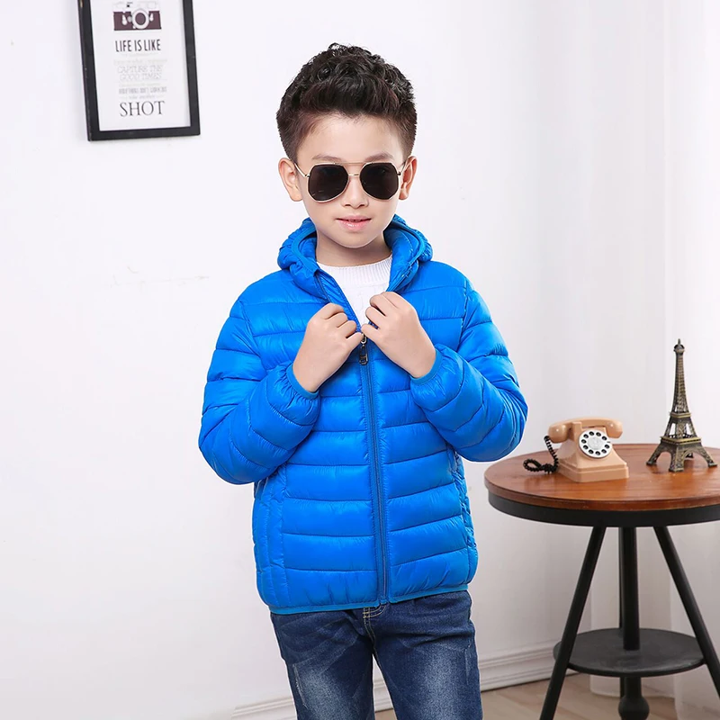 Children's Down Jackets Spring Autumn Solid Coat Cotton-padded Boys Girls Warm Winter Jacket Children Outerwear Kids Hooded Coat
Children's Down Jackets Spring Autumn Solid Coat Cotton-padded Boys Girls Warm Winter Jacket Children Outerwear Kids Hooded Coat