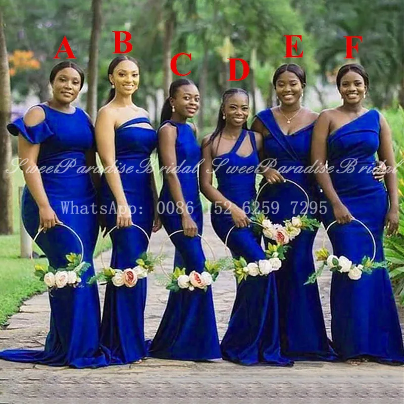 New Arrival Mermaid Royal Blue Bridesmaid Dresses 2020 Women Long Vestido De Fiesta De Boda Formal Wedding Party Dress Gown
New Arrival Mermaid Royal Blue Bridesmaid Dresses 2020 Women Long Vestido De Fiesta De Boda Formal Wedding Party Dress Gown