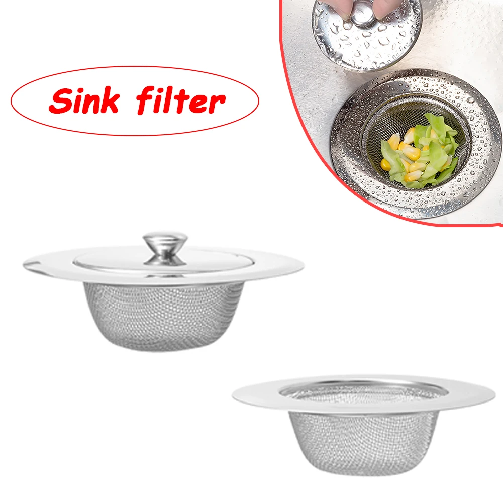 Stainless Steel Sink Strainer Anti-Clogging Kitchen Stopper Sink Filter Kitchen Tool With cover Kitchen Drains & Strainers
Stainless Steel Sink Strainer Anti-Clogging Kitchen Stopper Sink Filter Kitchen Tool With cover Kitchen Drains & Strainers