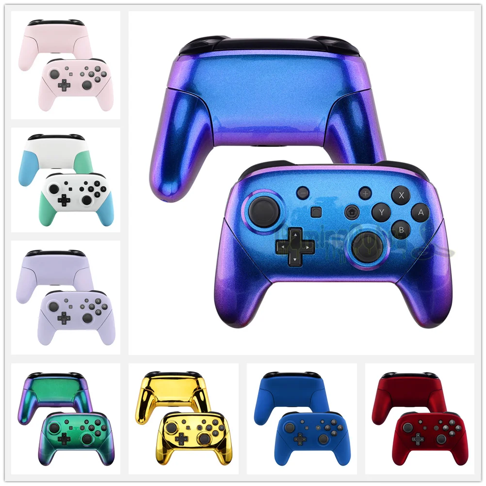 Крышка корпуса лицевой панели с ручками Замена для контроллера Nintendo Switch Pro|Чехлы|