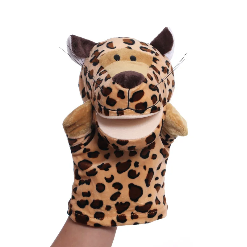 1pcs 25cm Animal Leopard Hand Puppet Plush Toys Baby Educational Hand Puppets Story Pretend Playing Dolls for Kids Children Gift
1pcs 25cm Animal Leopard Hand Puppet Plush Toys Baby Educational Hand Puppets Story Pretend Playing Dolls for Kids Children Gift