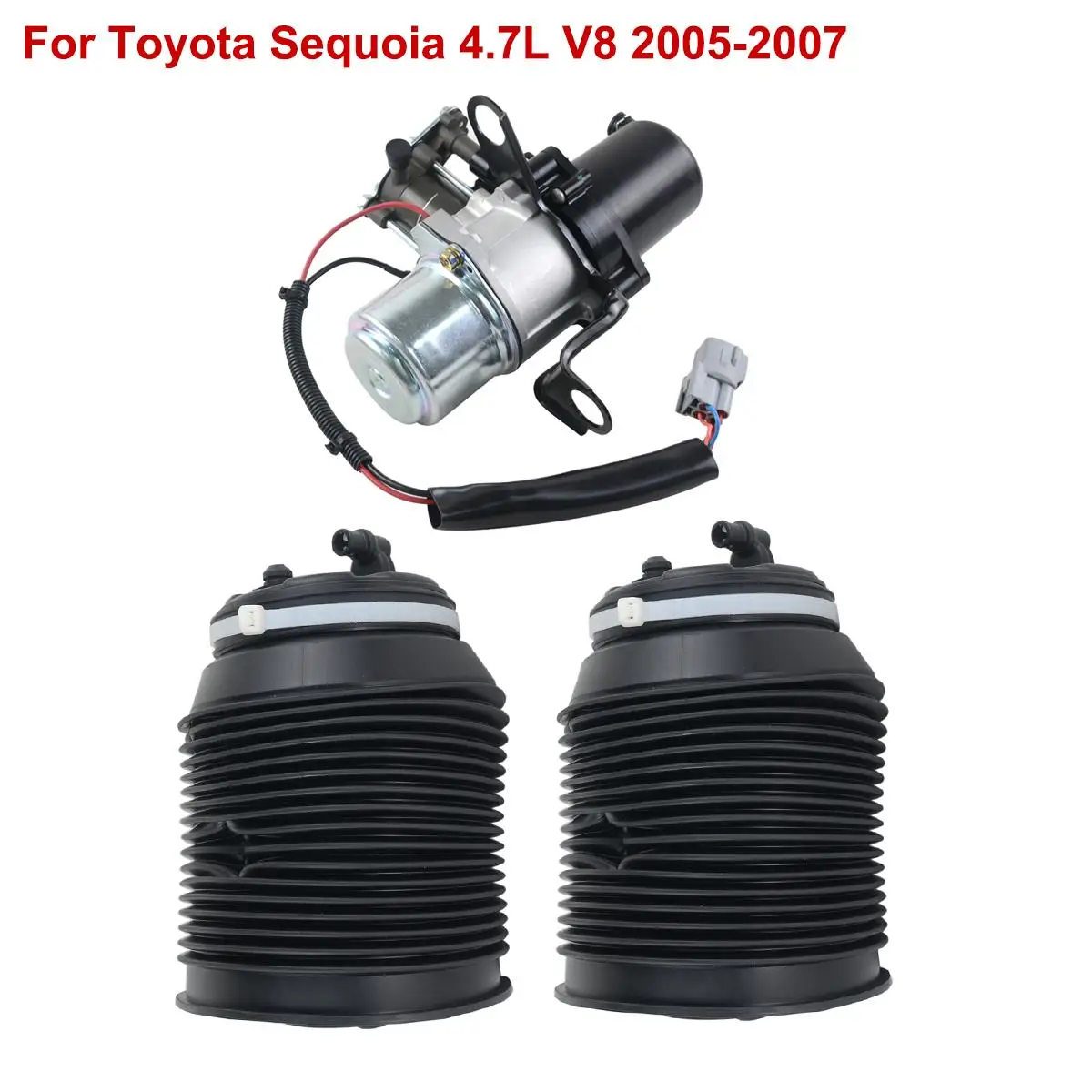 AP01 FOR Toyota Sequoia Rear Air Suspension Springs & Compressor Pump Kit 2005-2007 4808034010,4809034010
AP01 FOR Toyota Sequoia Rear Air Suspension Springs & Compressor Pump Kit 2005-2007 4808034010,4809034010