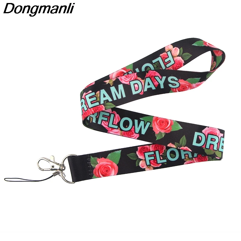 DZ575 Rose flower Lanyards Id Badge Holder Keychain ID Card Pass Gym Mobile Badge Holder Key Holder KeyRings 
DZ575 Rose flower Lanyards Id Badge Holder Keychain ID Card Pass Gym Mobile Badge Holder Key Holder KeyRings