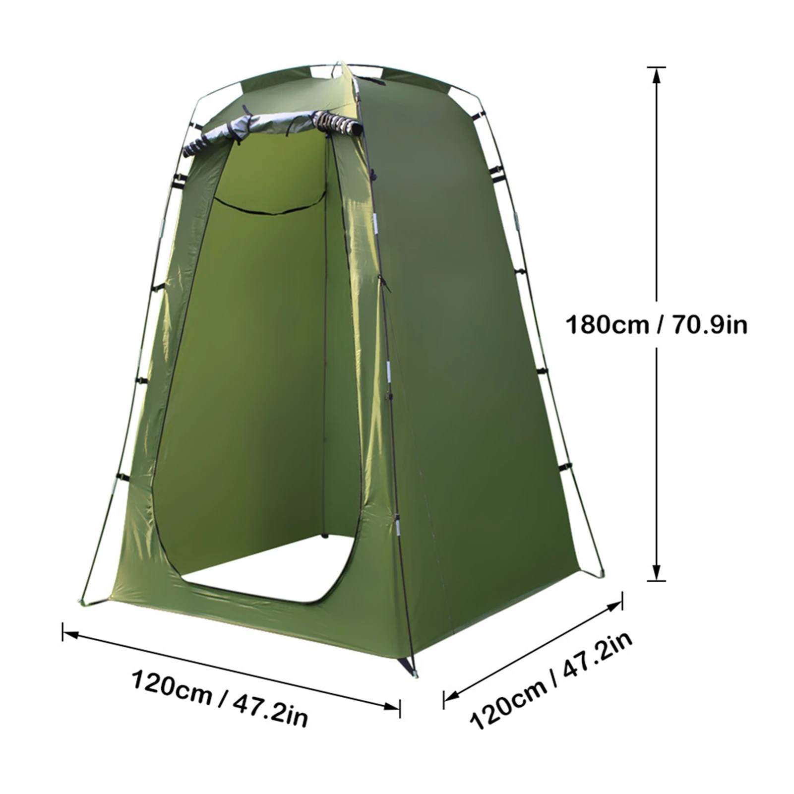 Portabele Privacy Shower Tent, Simple And Easy To Install Tent, Removable Dressing Changing Room For Outdoors Beach Camping
Portabele Privacy Shower Tent, Simple And Easy To Install Tent, Removable Dressing Changing Room For Outdoors Beach Camping