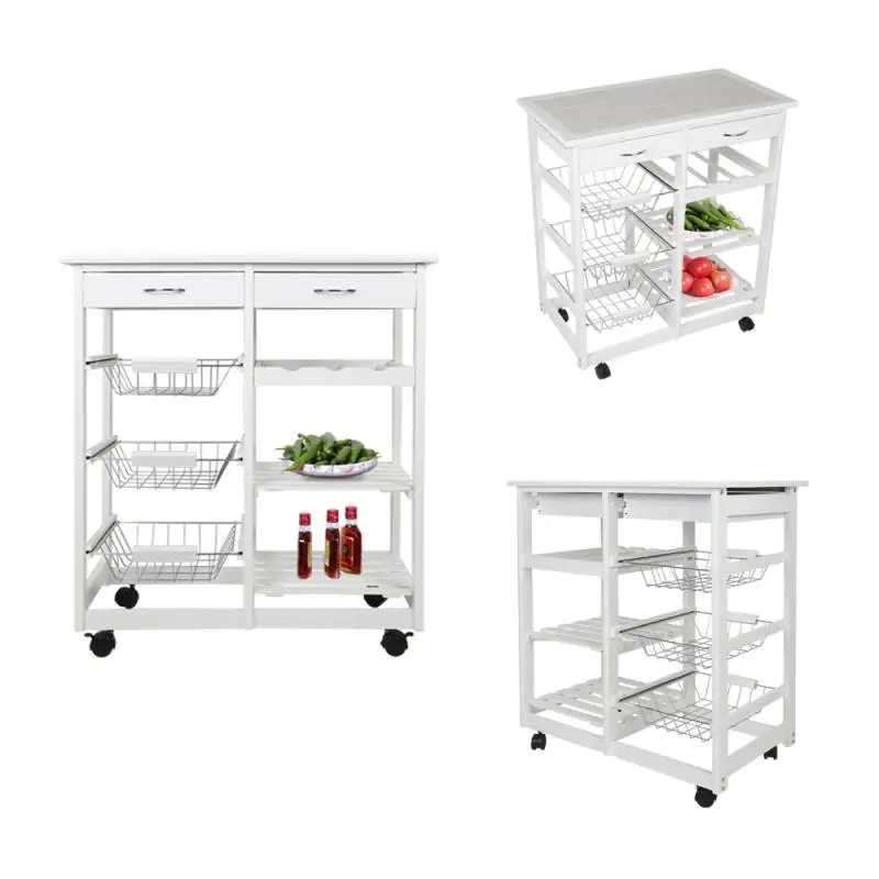 Kitchen Storage Trolley Holders Organizer Rack Movable Bathroom Shelf Rolling Shelving Cart Basket Stand Wheels Two Drawers HWC
Kitchen Storage Trolley Holders Organizer Rack Movable Bathroom Shelf Rolling Shelving Cart Basket Stand Wheels Two Drawers HWC