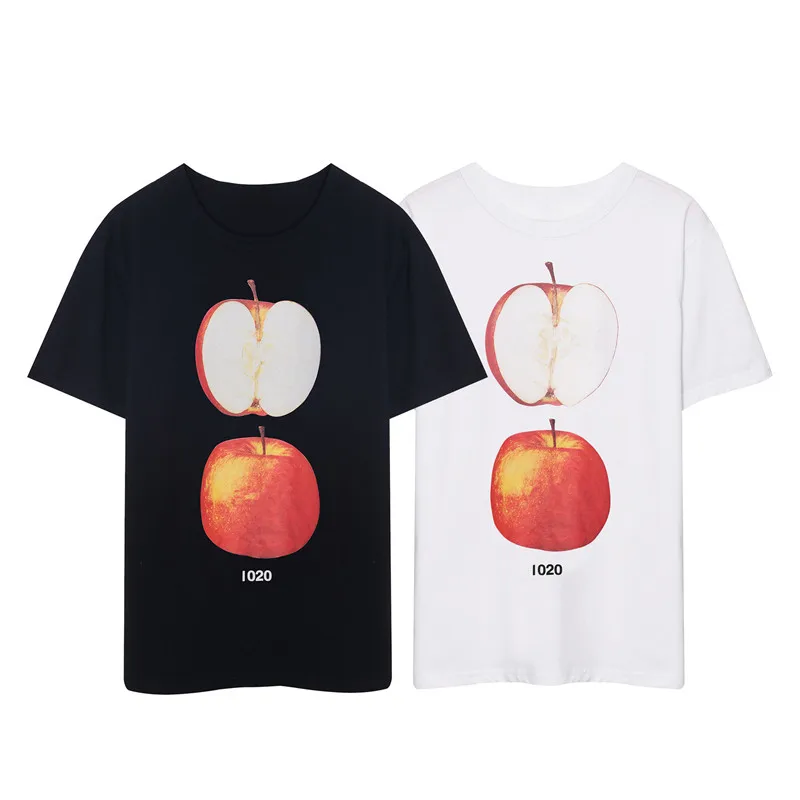 New Women Summer White O-Neck Cotton Apple Print Letter T-Shirt Ladies Fashion Plus Size Tees Female Brand Casual Tops ZM390 
New Women Summer White O-Neck Cotton Apple Print Letter T-Shirt Ladies Fashion Plus Size Tees Female Brand Casual Tops ZM390
