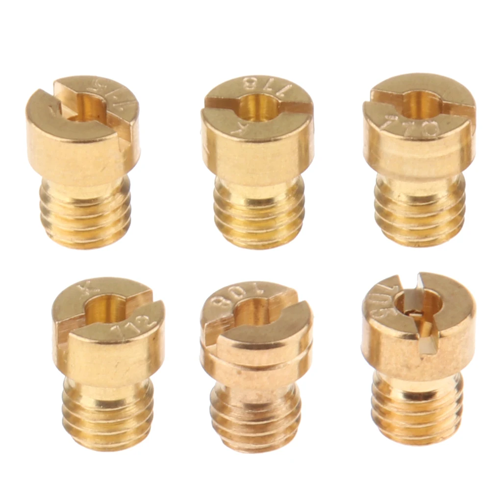 6x карбюратор основной струйный комплект для Keihin OKO KOSO PWK 105 118|Карбюраторы| |