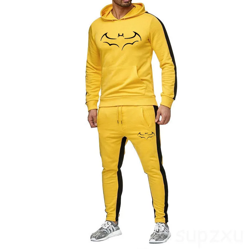 Men Casual Sets bat 2020 Spring New Solid Splice Jogger Tracksuit Hoodies+Pants Sets Men's women'sSportswear Sport Suit Clothing
Men Casual Sets bat 2020 Spring New Solid Splice Jogger Tracksuit Hoodies+Pants Sets Men's women'sSportswear Sport Suit Clothing