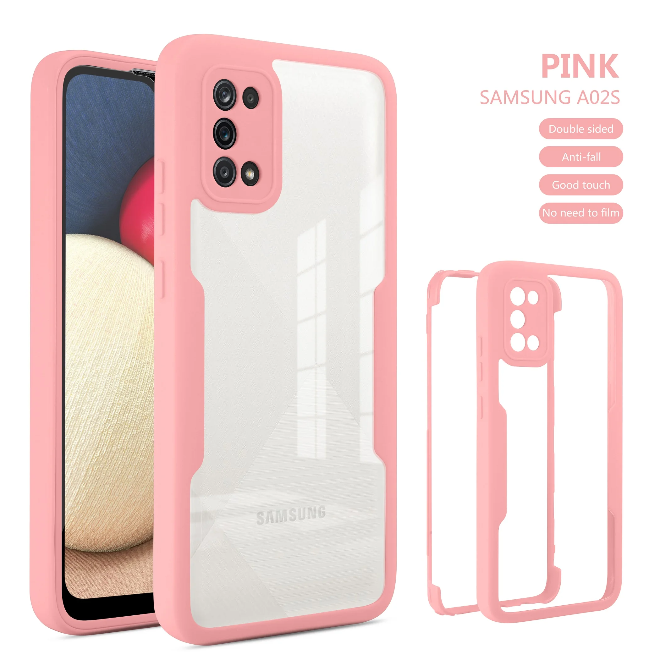 Phone Case For Samsung Galaxy A52 A02 A12 A02S A82 A32 A72 A21S A22 5G 4G 360 Whole Package Shockproof Protection Film TPU Cover
Phone Case For Samsung Galaxy A52 A02 A12 A02S A82 A32 A72 A21S A22 5G 4G 360 Whole Package Shockproof Protection Film TPU Cover