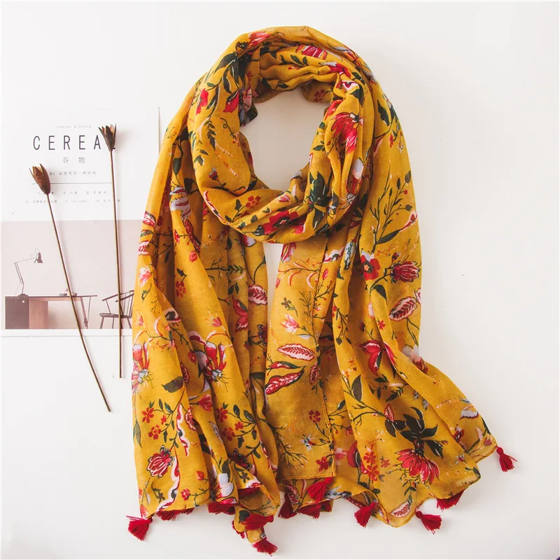 Fashion Women Floral Scarf Printed Thin Neck Wraps Scarf High Quality beach Flower Scarves
Fashion Women Floral Scarf Printed Thin Neck Wraps Scarf High Quality beach Flower Scarves