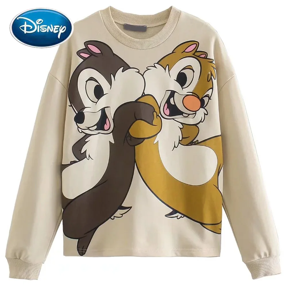 Disney Sweatshirt Fashion Chip 'n Dale Cartoon Print Harajuku Vintage Women Long Sleeve O-Neck Pullover Tops Streetwear Female
Disney Sweatshirt Fashion Chip 'n Dale Cartoon Print Harajuku Vintage Women Long Sleeve O-Neck Pullover Tops Streetwear Female