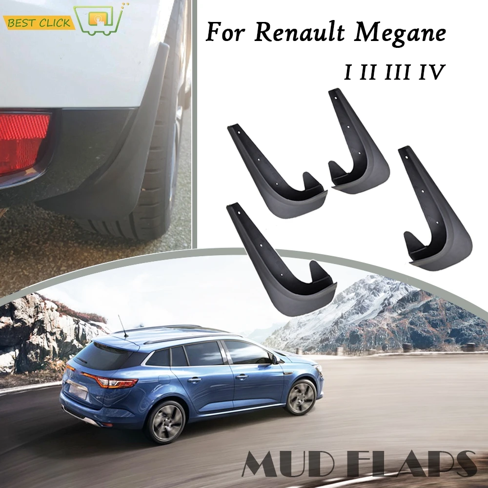 Брызговики от грязи брызговики для Renault Megane 1 2 3 4 Grand GT GrandTour RS CUP 2014 2015 2016 2017 2018