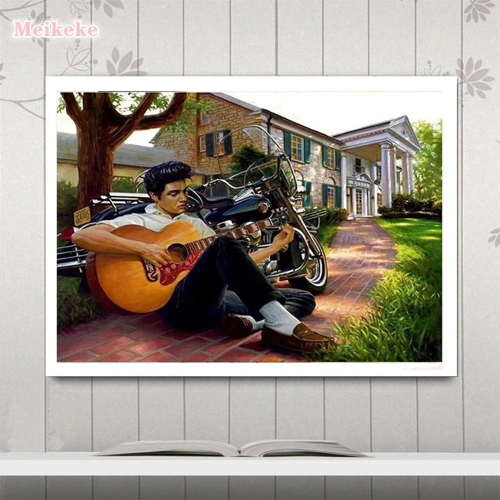 Алмазная 5D Вышивка Elvis at Graceland, полноразмерная картина с изображением играющей гитары, стразы, домашний декор, подарок
Алмазная 5D Вышивка Elvis at Graceland, полноразмерная картина с изображением играющей гитары, стразы, домашний декор, подарок