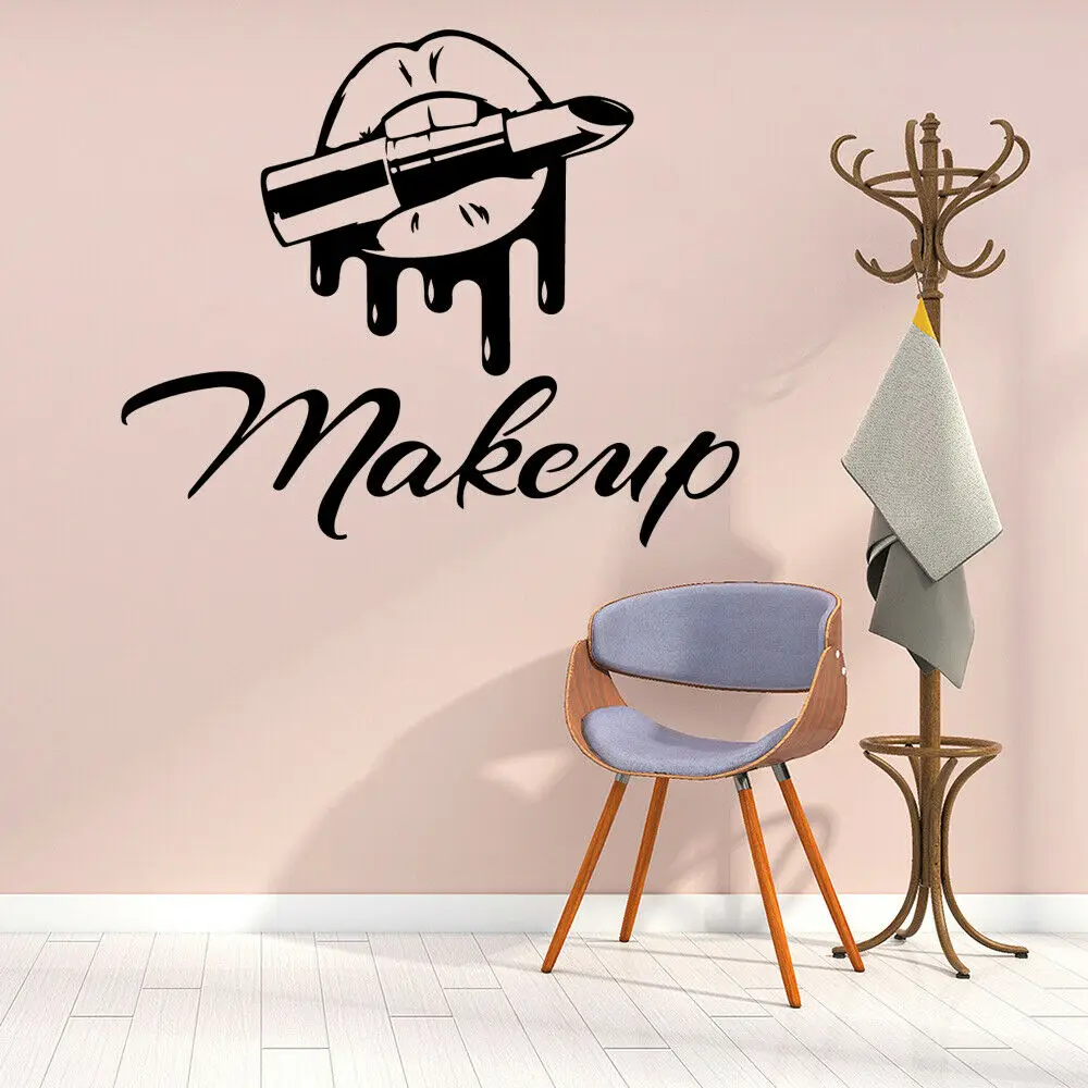 Oral Makeup Wall Decals for Girls Beauty Salon Decor Lipstick Home Wall Sticker Paper Art Vinyl Removable Posters C15
Oral Makeup Wall Decals for Girls Beauty Salon Decor Lipstick Home Wall Sticker Paper Art Vinyl Removable Posters C15