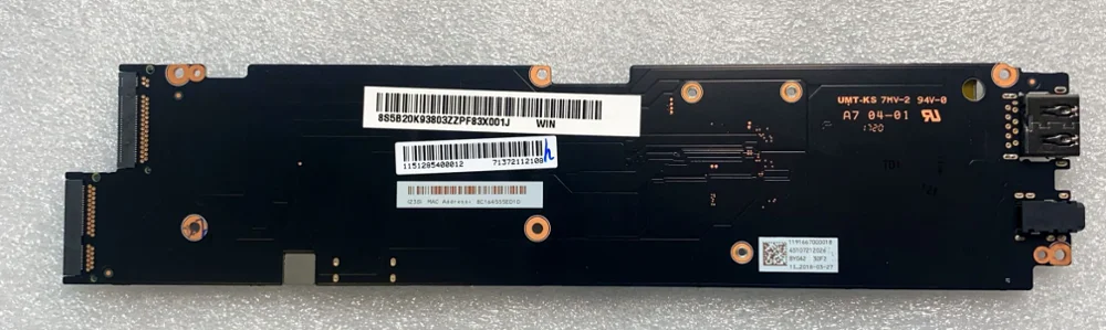 KEFUBrand New For Lenovo Yoga 900S-12ISK Notebook Motherboard NM-A591 5B20K93803 CPU M7 6Y75 8GB RAM 100% Test
KEFUBrand New For Lenovo Yoga 900S-12ISK Notebook Motherboard NM-A591 5B20K93803 CPU M7 6Y75 8GB RAM 100% Test