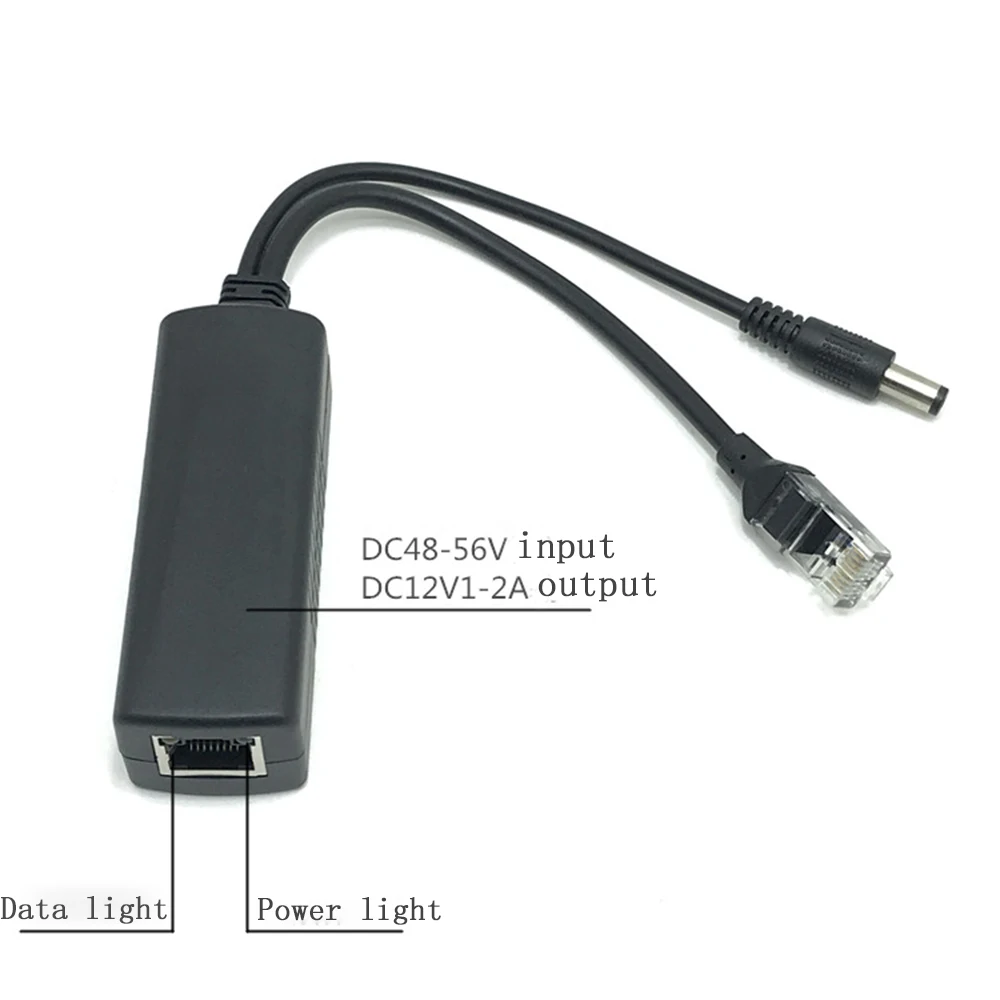 Сепаратор PoE 48 В разветвитель IEEE 802.3AF/TF централизованный сетевой источник питания