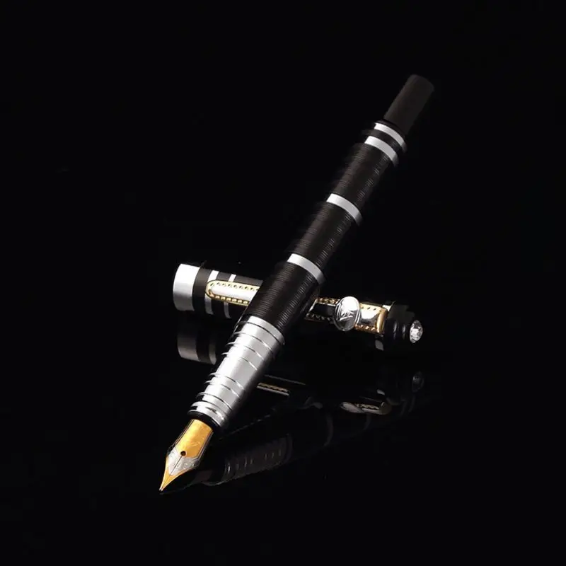 Luxury Metal Ballpoint Fountain Pen Business Student Writing Tool Calligraphy Office School Supplies
Luxury Metal Ballpoint Fountain Pen Business Student Writing Tool Calligraphy Office School Supplies