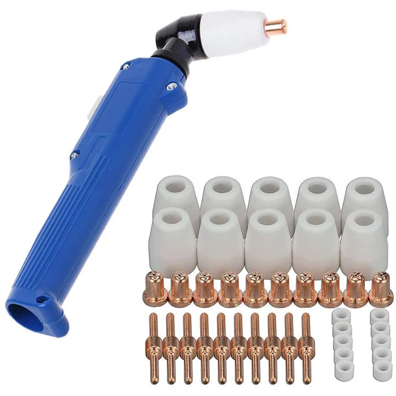 PT31 Plasma Cutter Torch Head Body Cutting 40PCS Consumables Accessory Fit for CUT50D CUT-50 CT-312 CUT40
PT31 Plasma Cutter Torch Head Body Cutting 40PCS Consumables Accessory Fit for CUT50D CUT-50 CT-312 CUT40
