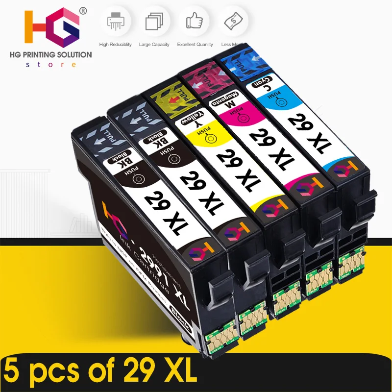 T2991 T2992 T2993 T2994 29 29xl Ink Cartridge Compatible for Epson 29XL for Epson XP 235 332 432 247 442 342 345 Printer
T2991 T2992 T2993 T2994 29 29xl Ink Cartridge Compatible for Epson 29XL for Epson XP 235 332 432 247 442 342 345 Printer