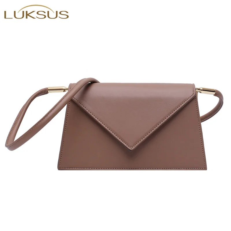 LUKSUS Lady Designer Irregular Crossbody Bag for Women Soft Leather Brown Black Red Khaki Elegant Messenger Bag sac femme bolsos
LUKSUS Lady Designer Irregular Crossbody Bag for Women Soft Leather Brown Black Red Khaki Elegant Messenger Bag sac femme bolsos