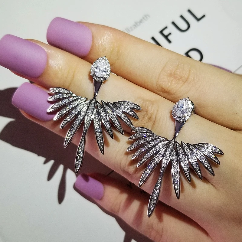 2021 New Luxury Wings Of Angels 925 Sterling Silver Earings For Women Lady Anniversary Gift Jewelry Bulk Sell E5892
2021 New Luxury Wings Of Angels 925 Sterling Silver Earings For Women Lady Anniversary Gift Jewelry Bulk Sell E5892