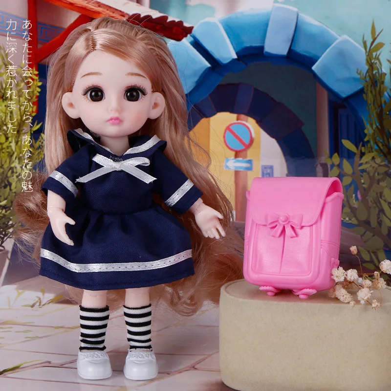 17CM fashion doll series 13 movable joints rotatable PVC material doll the best Christmas gifts for your babies
17CM fashion doll series 13 movable joints rotatable PVC material doll the best Christmas gifts for your babies