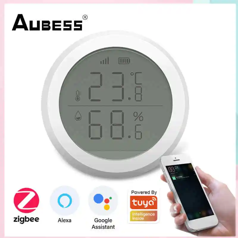 Датчик температуры и влажности Tuya ZigBee3.0 с ЖК-экраном, хаб для Tuya Zigbee с поддержкой Alexa и Google Assistant для умного дома
Датчик температуры и влажности Tuya ZigBee3.0 с ЖК-экраном, хаб для Tuya Zigbee с поддержкой Alexa и Google Assistant для умного дома