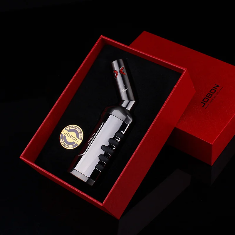 Jobon 4 Fire Torch Lighter Jet Gas Cigar Lighter Turbo Windproof Powerful Metal Spray Gun Kitchen Pipe Flint Lighter Outdoor
Jobon 4 Fire Torch Lighter Jet Gas Cigar Lighter Turbo Windproof Powerful Metal Spray Gun Kitchen Pipe Flint Lighter Outdoor