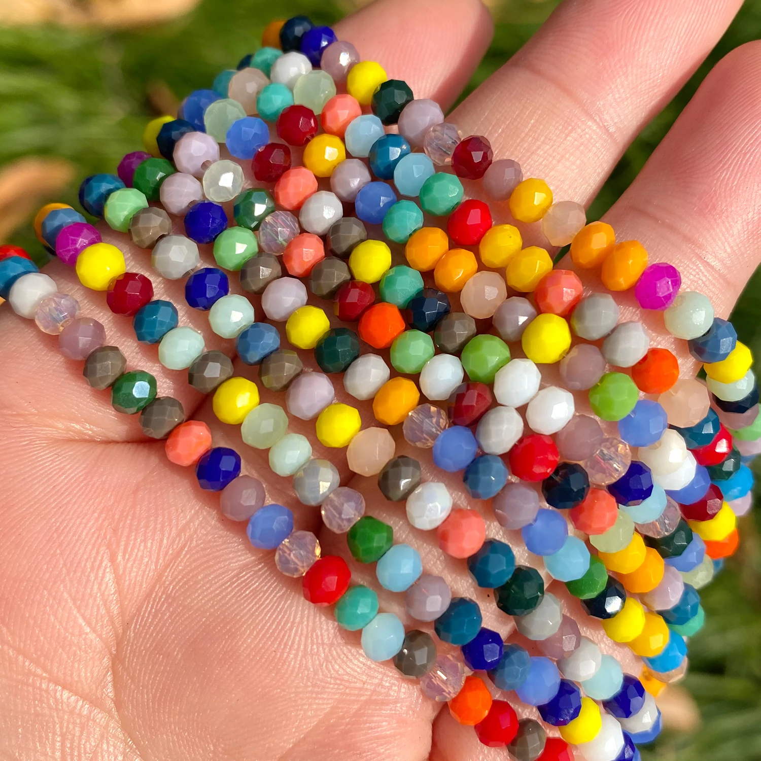 2 3 4mm Small Mini Multicolor Crystal Faceted Beads Loose Spacer Glass Beads for Jewelry Making Needlework Craft Bracelet 15inch
2 3 4mm Small Mini Multicolor Crystal Faceted Beads Loose Spacer Glass Beads for Jewelry Making Needlework Craft Bracelet 15inch