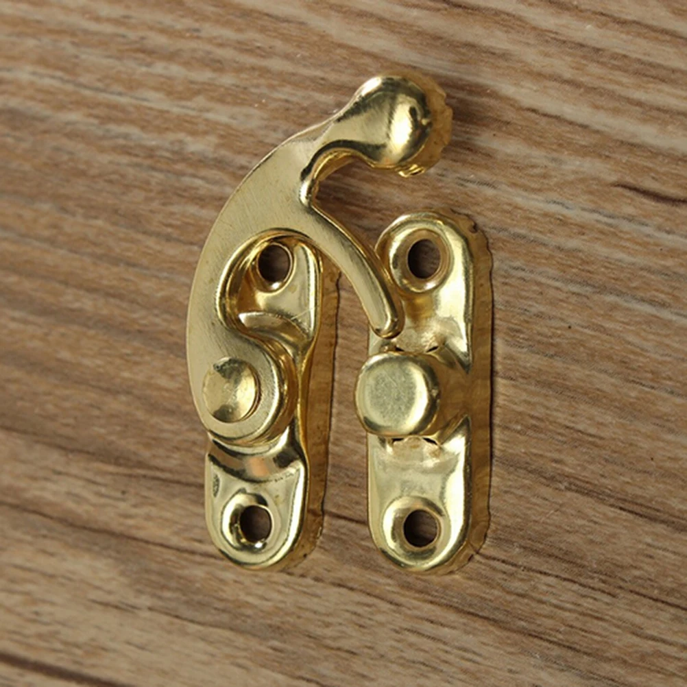 Fashion 5Pcs Antique Metal Catch Curved Buckle Horn Lock Clasp Hook Jewelry Box Padlock Not easy to deformation
Fashion 5Pcs Antique Metal Catch Curved Buckle Horn Lock Clasp Hook Jewelry Box Padlock Not easy to deformation