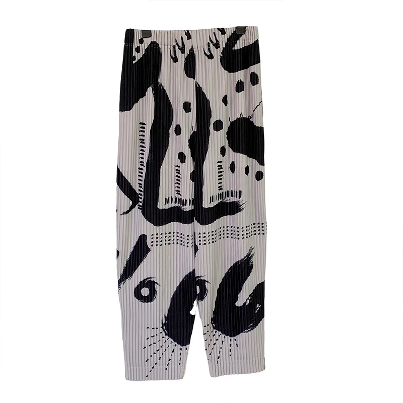 TVVOVVIN Spring Pleated Harem Pants Women Fashion High Waist Printed Casual Street Loose All-match Ankle-length Pants HCMW 
TVVOVVIN Spring Pleated Harem Pants Women Fashion High Waist Printed Casual Street Loose All-match Ankle-length Pants HCMW