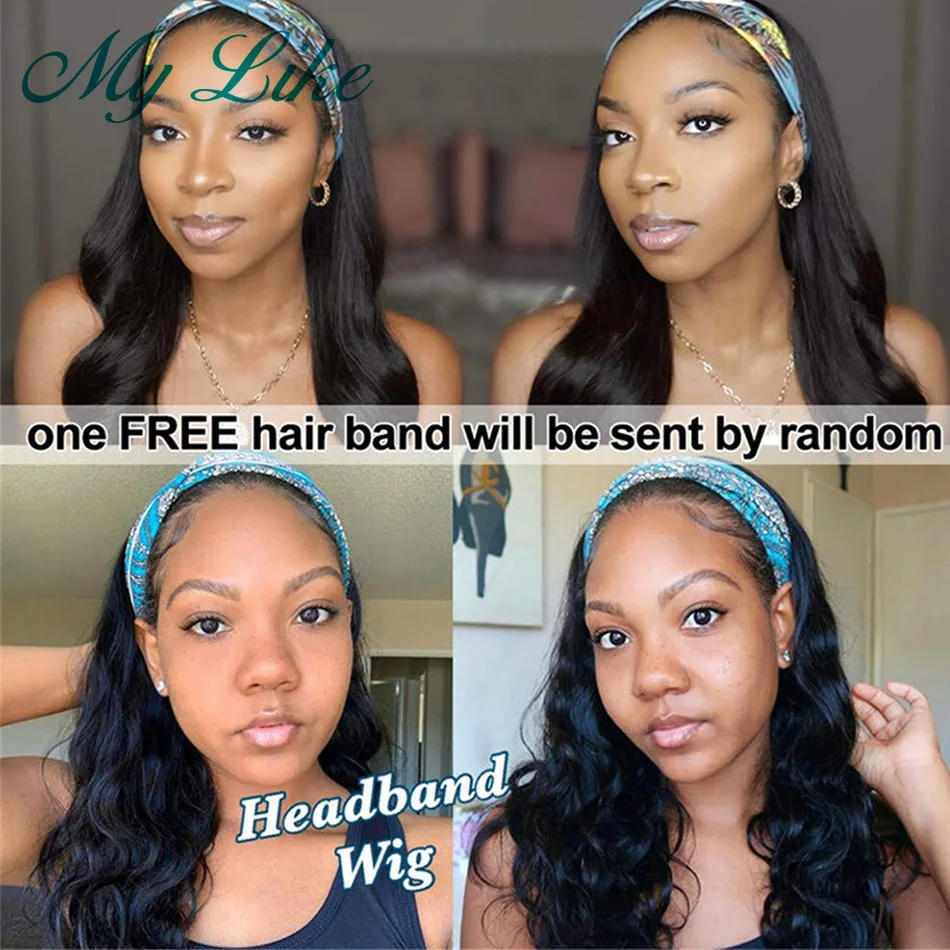 Headband Wig 100% Human Hair Scarf Wig 180% Density Remy Body Wave Brazilian Human Hair Wigs for Black Women Full Machine Wigs
Headband Wig 100% Human Hair Scarf Wig 180% Density Remy Body Wave Brazilian Human Hair Wigs for Black Women Full Machine Wigs
