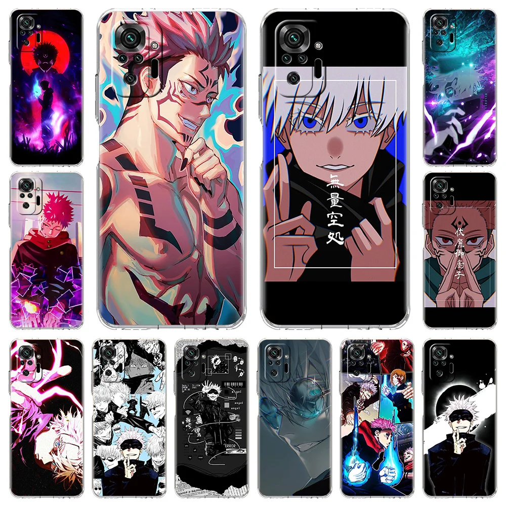 Jujutsu Kaisen Cover for Redmi 8 8A 9A 9C 9 Note 7 8 9 10 Pro K40 Shell Transparent Soft For Xiaomi Mi Poco X3 NFC M3 Case Coque
Jujutsu Kaisen Cover for Redmi 8 8A 9A 9C 9 Note 7 8 9 10 Pro K40 Shell Transparent Soft For Xiaomi Mi Poco X3 NFC M3 Case Coque