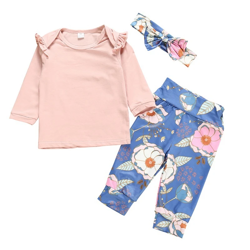 FBaby Clothes Autumn Girl Clothes 2pcs Flare Long Sleeve Blouse T-shirt Flower Trousers With Headband Outfits Girl Clothes
FBaby Clothes Autumn Girl Clothes 2pcs Flare Long Sleeve Blouse T-shirt Flower Trousers With Headband Outfits Girl Clothes