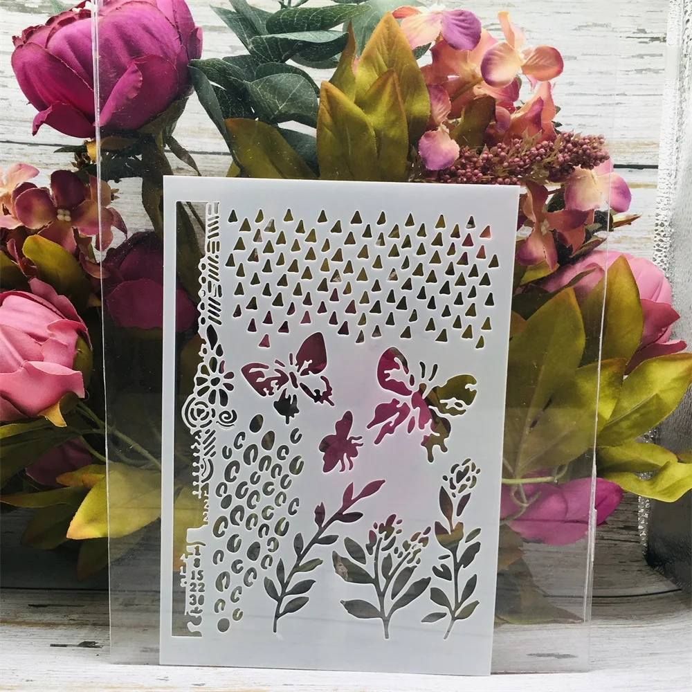 A5 21cm Butterfly Leaves Layering Stencils Painting Scrapbook Coloring Embossing Album Decorative Template
A5 21cm Butterfly Leaves Layering Stencils Painting Scrapbook Coloring Embossing Album Decorative Template
