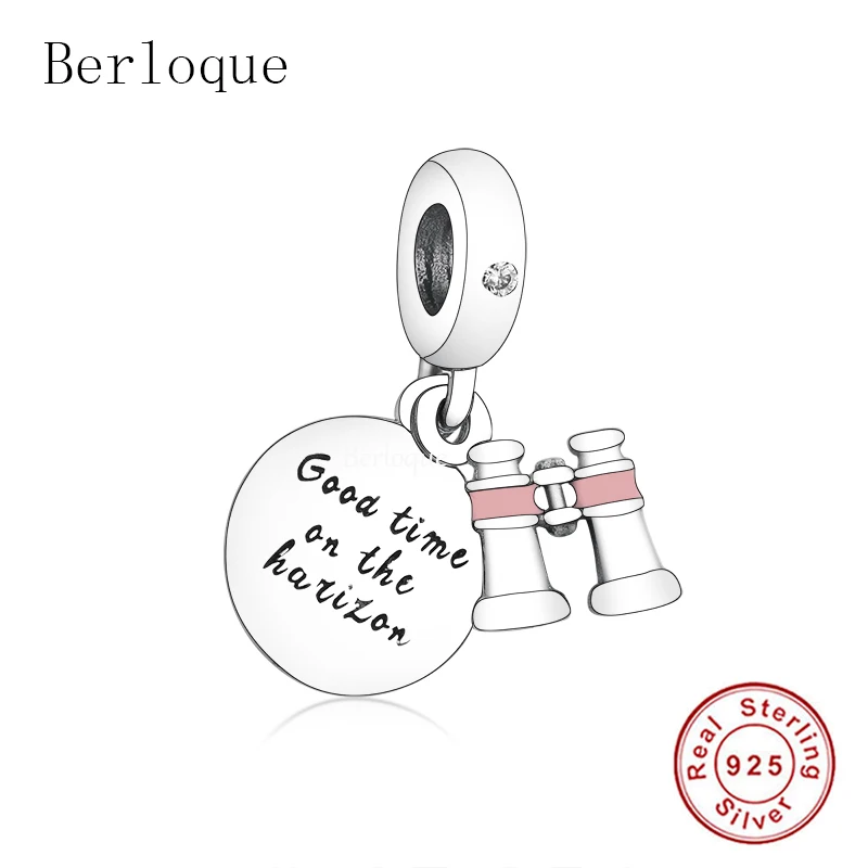 Berloque New Fashion 925 Sterling Silver Binoculars Dangle Beads Charms Fit Snake Bracelets Necklace Women Jewelry Making
Berloque New Fashion 925 Sterling Silver Binoculars Dangle Beads Charms Fit Snake Bracelets Necklace Women Jewelry Making