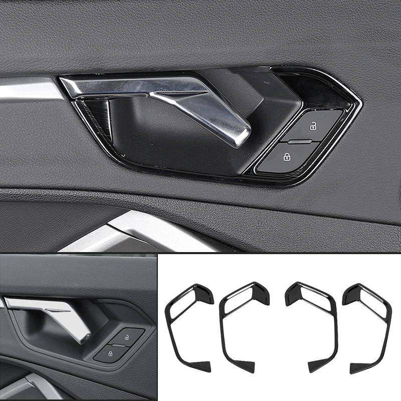Car Styling Stainless steel Inner Door Handle Cover Trim Frame Sticker Chrome Interior Accessories For Audi Q3 F3 2019 2020
Car Styling Stainless steel Inner Door Handle Cover Trim Frame Sticker Chrome Interior Accessories For Audi Q3 F3 2019 2020